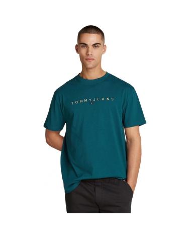 T-SHIRT TOMMY HILFIGER LOGO ESSENTIEL VERT VERDE