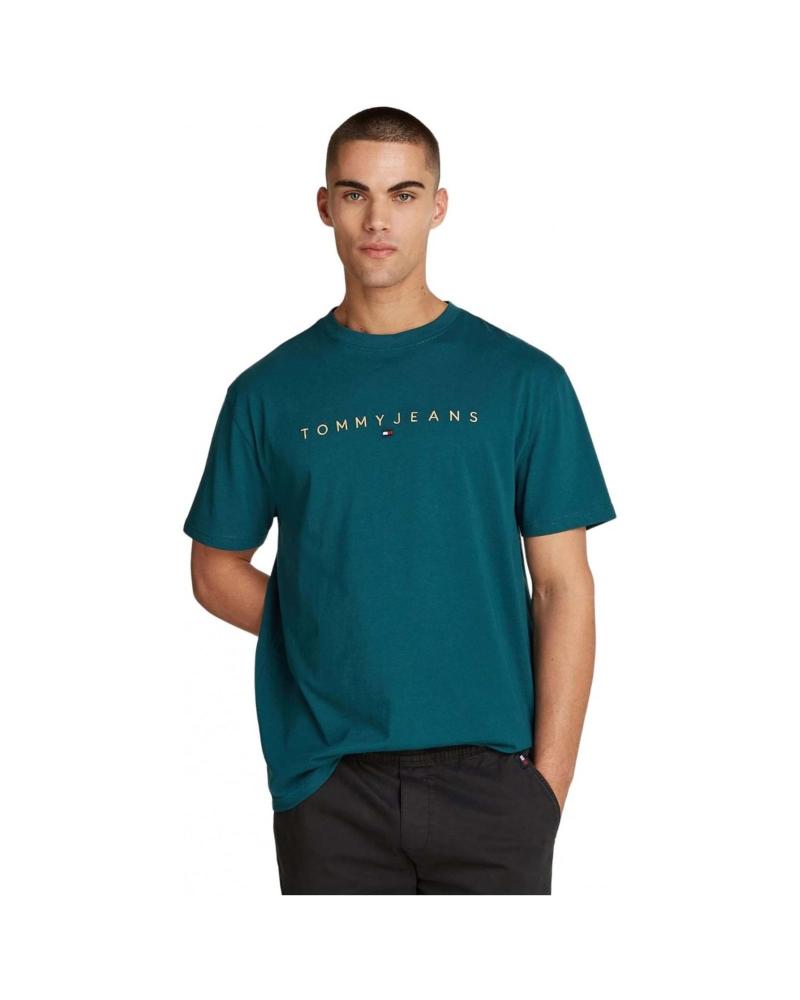 T-SHIRT TOMMY HILFIGER LOGO ESSENTIEL VERT VERDE
