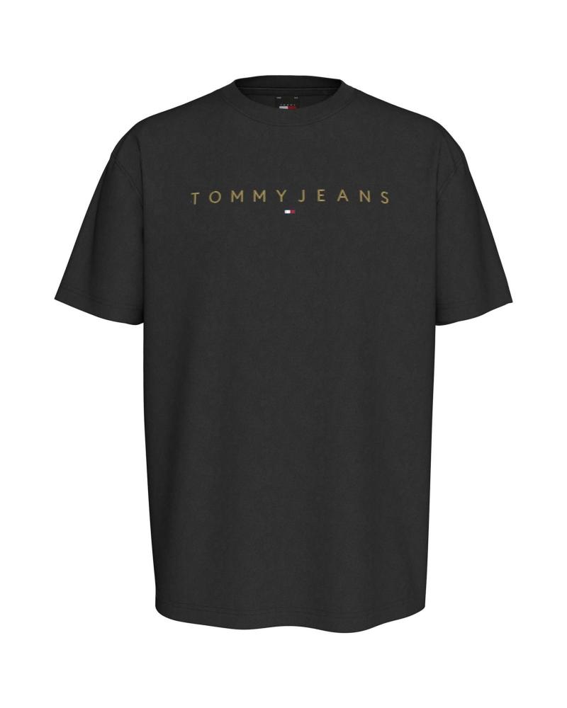 T-SHIRT TOMMY HILFIGER AVEC LOGO NOIR POUR HOMME NEGRO