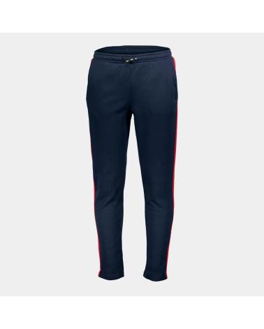 JOMA STRIPE LONG PANTS NAVY WITH RED STRIPE 500422 AZUL