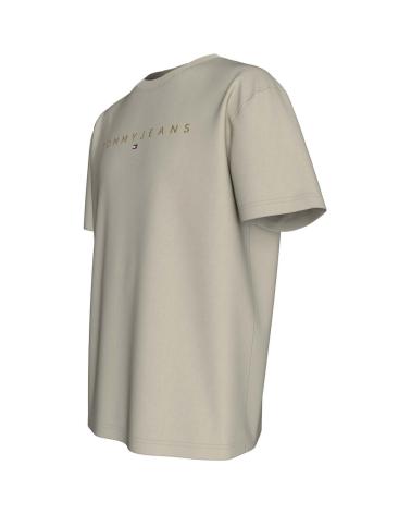 T-SHIRT TOMMY HILFIGER AVEC LOGO SABLE POUR HOMME BEIGE