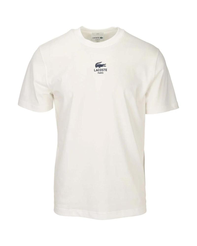 T-SHIRT LACOSTE BLANC CLASSIQUE BLANCO