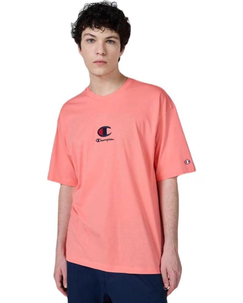 CHAMPION CAMISETA DE MANGA CORTA EN PARA HOMBRE ROSA