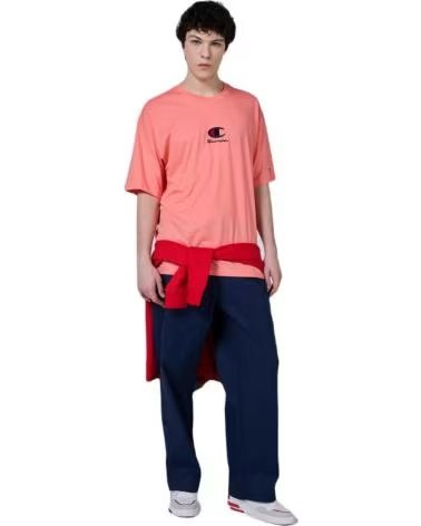 CHAMPION CAMISETA DE MANGA CORTA EN PARA HOMBRE ROSA