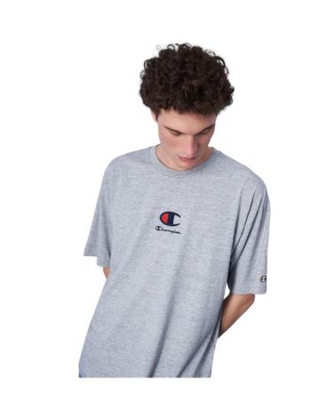 T-SHIRT CHAMPION LEGACY LOGÓTIPO BORDADO 219847-EM021 CINZENTO GRIS