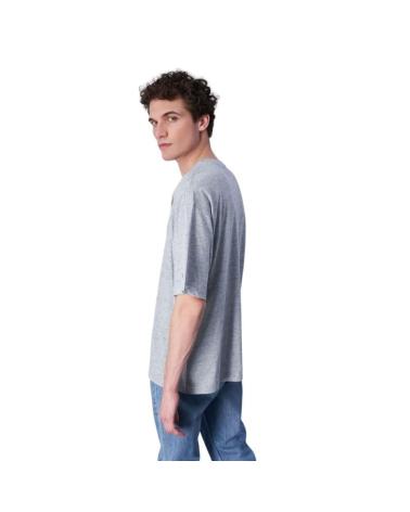 T-SHIRT CHAMPION LEGACY LOGÓTIPO BORDADO 219847-EM021 CINZENTO GRIS
