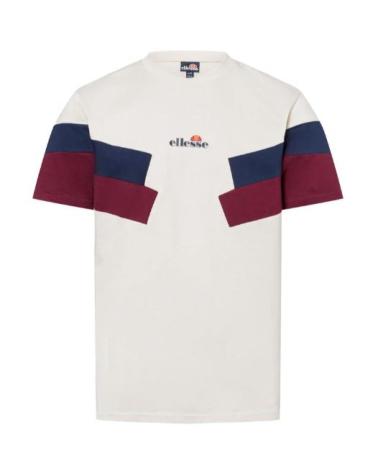 T-SHIRT ELLESSE A MANICHE CORTE CON BLOCCHI DI COLORE BEIGE BEIGE