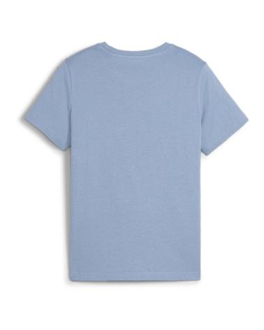 T-SHIRT PUMA ESSENTIALS LOGO SUMMER ZEN 67898 BLU AZUL