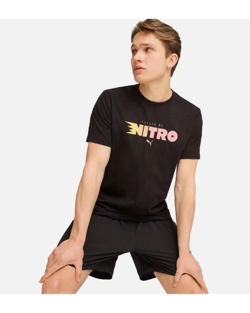 CAMISETA PUMA NITRO RUNNING NEGRA 1
