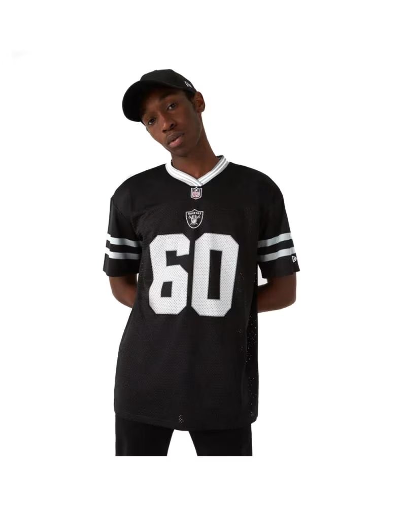 NEW ERA MAGLIETTA LAS VEGAS RAIDERS 60416769 MANICA CORTA NEGRO