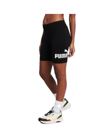 PUMA ESS 7 LOGO CYCLING SHORTS BLACK 848347-01 NEGRO