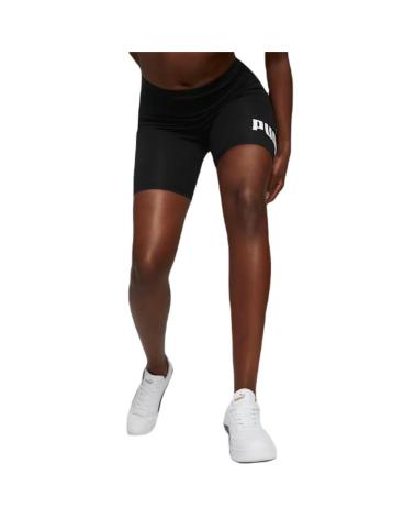 PUMA ESS 7 LOGO CYCLING SHORTS BLACK 848347-01 NEGRO