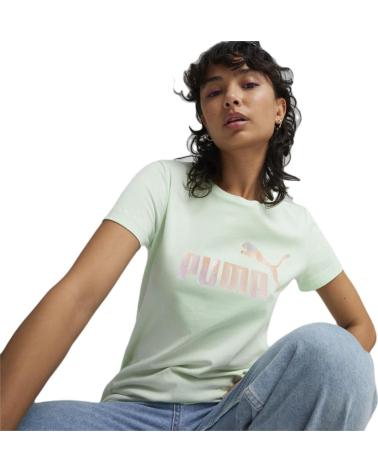 PUMA CAMISETA ESS SUMMER DAZE MINT FRESH VERDE 679921-88 VERDE