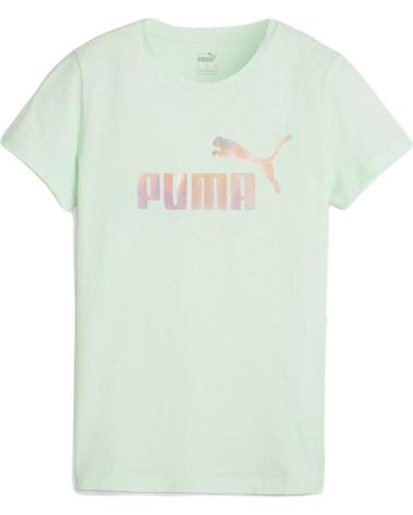 PUMA T-SHIRT ESS SUMMER DAZE MINT FRESH VERDE 679921-88 VERDE