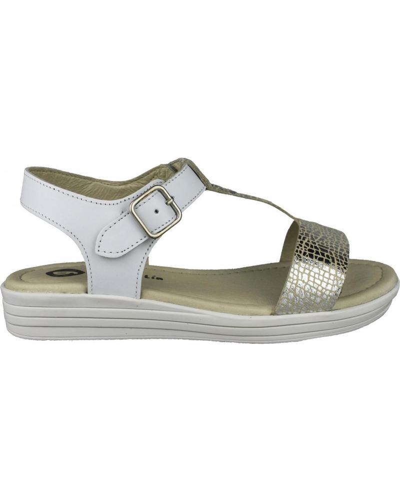 Sandali per Bambina GARVALIN SANDALIAS PIEL NINA BLANCO