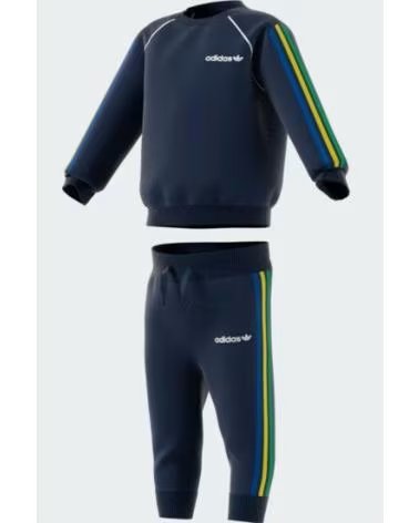 TUTA COMPLETA ADIDAS ORIGINALS JC5874 PER NEONATI AZUL