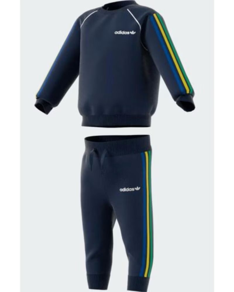 TUTA COMPLETA ADIDAS ORIGINALS JC5874 PER NEONATI AZUL