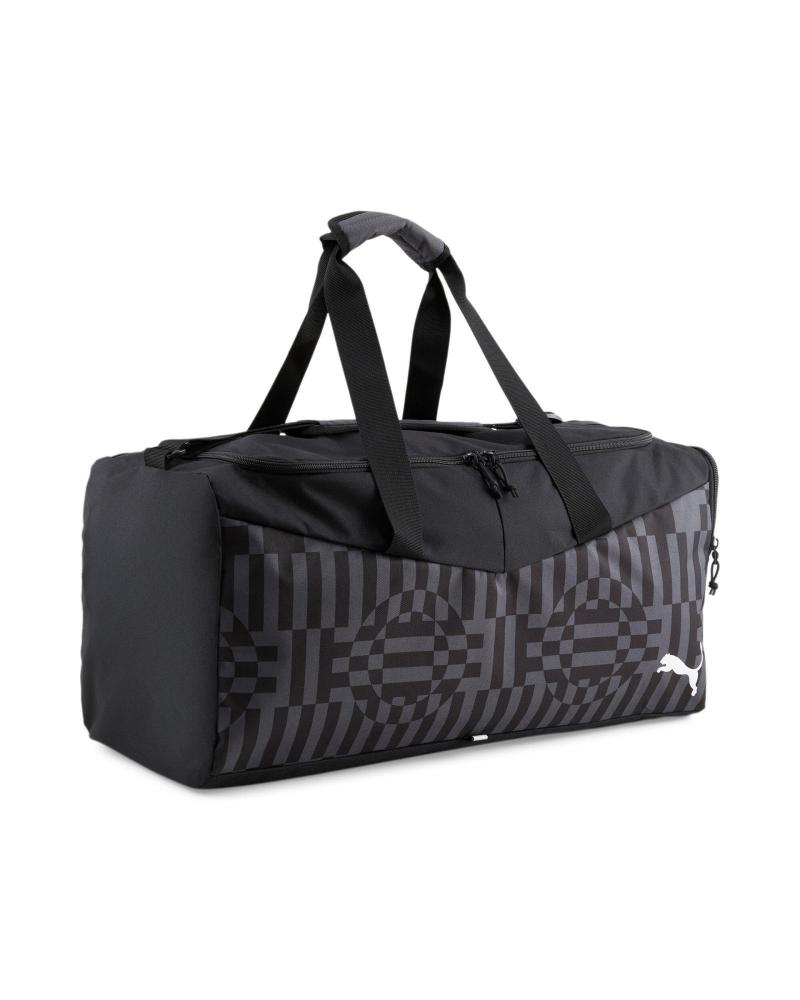BOLSA ESPORTIVA PUMA PRETA COM DESIGN TEXTURIZADO NEGRO