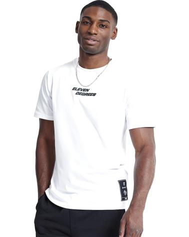 T-SHIRT 11 DEGREES CITY CIRCLE GRAPHIC POUR HOMME - BLANC BLANCO