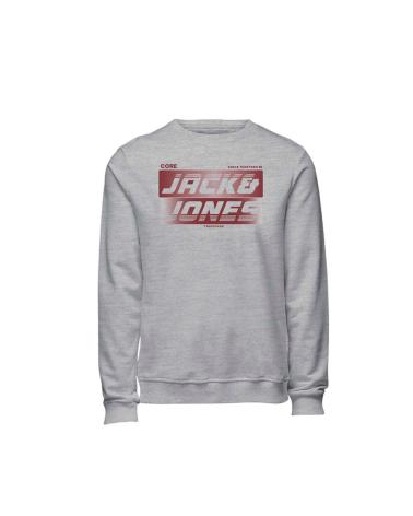 FELPA JACK & JONES JCONIGHT SWEAT CRE GRIGIO 12247852 GRIS