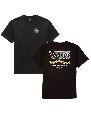 VANS LOKKIT TEE-B VN000FJWBLK1 BLACK T-SHIRT NEGRO