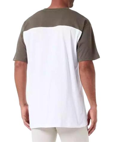 VANS OFF THE WALL CAMISETA VANS SCRIPT CREW BLOCK VERDE GRAPE BLANCA SS BLANCO