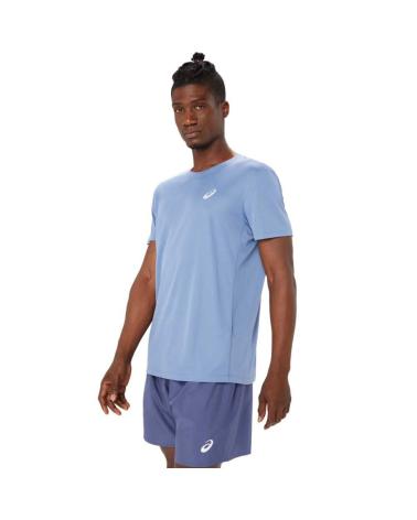 MAGLIETTA ASICS CORE SS TOP 2011C341-404 AZUL MARINO