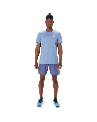 MAGLIETTA ASICS CORE SS TOP 2011C341-404 AZUL MARINO