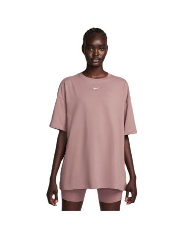 NIKE CAMISETA W NSW ESSENTIAL OS SS TEE MARRON T SHIRT DX7910-208 MARRóN
