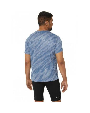 MAGLIETTA ASICS CORE ALL OVER PRINT SS BLU 201 AZUL