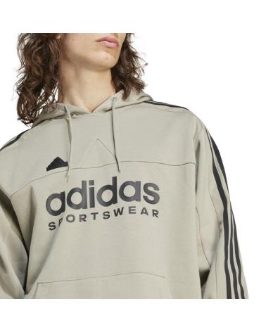 FELPA CON CAPPUCCIO ADIDAS TIRO HOUSE OF SPORTSWEAR - GRIGIO VERDASTRO (IV81) GRIS