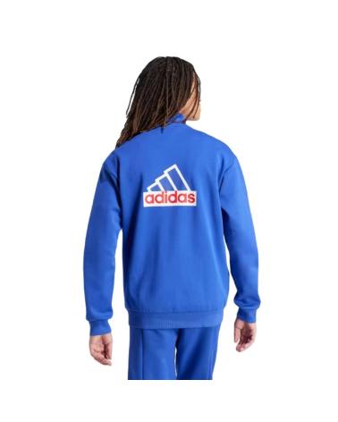 ADIDAS CHAQUETA SUDADERA FUTURE ICONS BADGE OF SPORT OLY IS9595 AZUL ROYAL AZUL