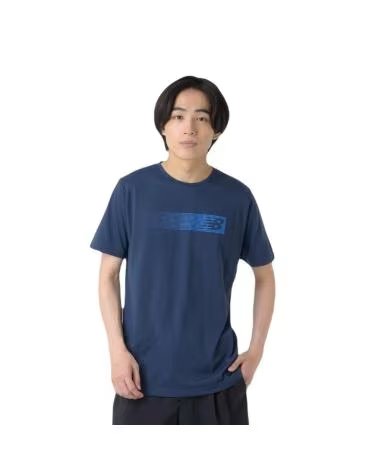 NEW BALANCE T-SHIRT SE HTC GR TEE MT41071 NNY MARINEBLAU AZUL MARINO