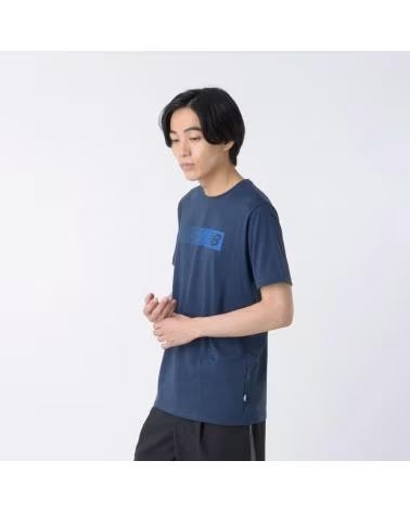 NEW BALANCE T-SHIRT SE HTC GR TEE MT41071 NNY MARINEBLAU AZUL MARINO