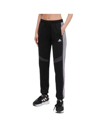 ADIDAS W BOLDBLOCK TS TRAININGSANZUG SCHWARZ MIT WEISSEN STREIFEN IN1838 NEGRO