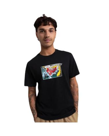 T-SHIRT CONVERSE TOO GREAT TO CONTAIN NERA - MODELLO 10025978-A01 NEGRO