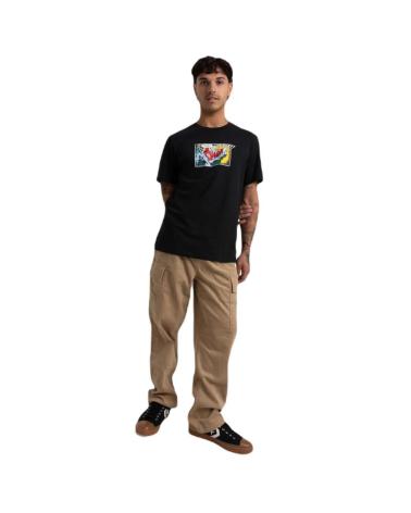 T-SHIRT CONVERSE TOO GREAT TO CONTAIN NERA - MODELLO 10025978-A01 NEGRO