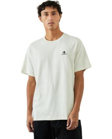 T-SHIRT CONVERSE STANDARD FIT CLASSIC STAR CHEVRON BEGE EGRET - MODELO 10023876 BEIG