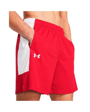 UNDER ARMOUR BASELINE SHORT ROSSO CON BIANCO RIF. 1383389-600 ROJO