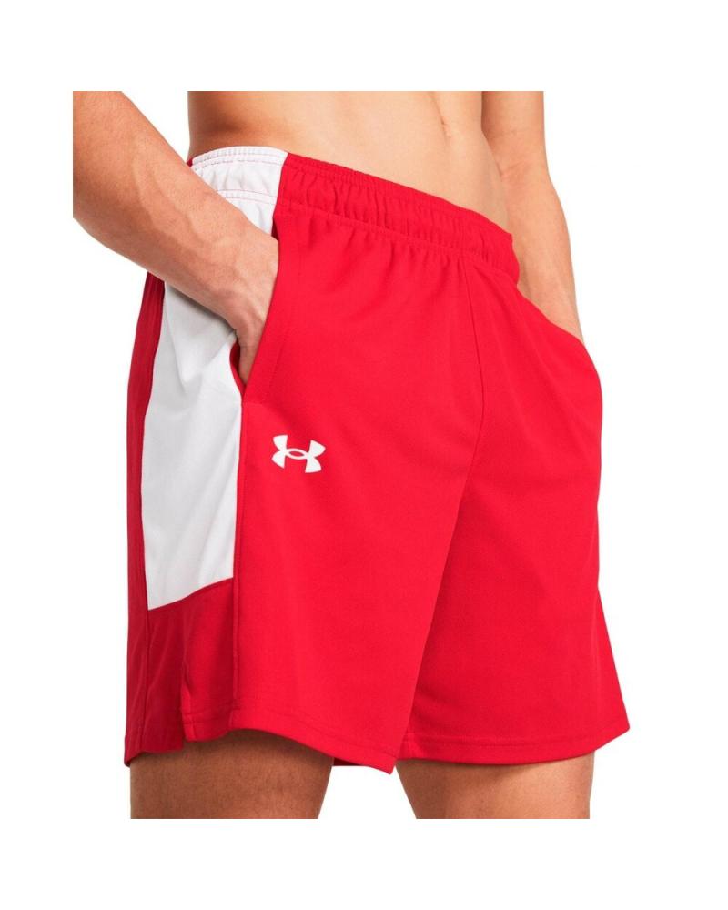 UNDER ARMOUR BASELINE SHORT ROSSO CON BIANCO RIF. 1383389-600 ROJO