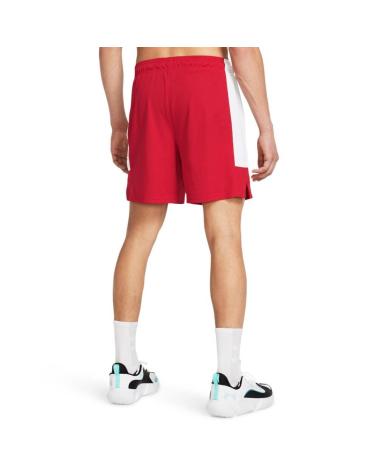 UNDER ARMOUR BASELINE SHORT ROSSO CON BIANCO RIF. 1383389-600 ROJO