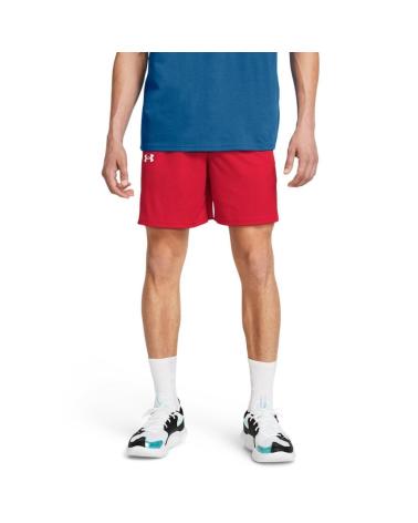 UNDER ARMOUR BASELINE SHORT ROSSO CON BIANCO RIF. 1383389-600 ROJO