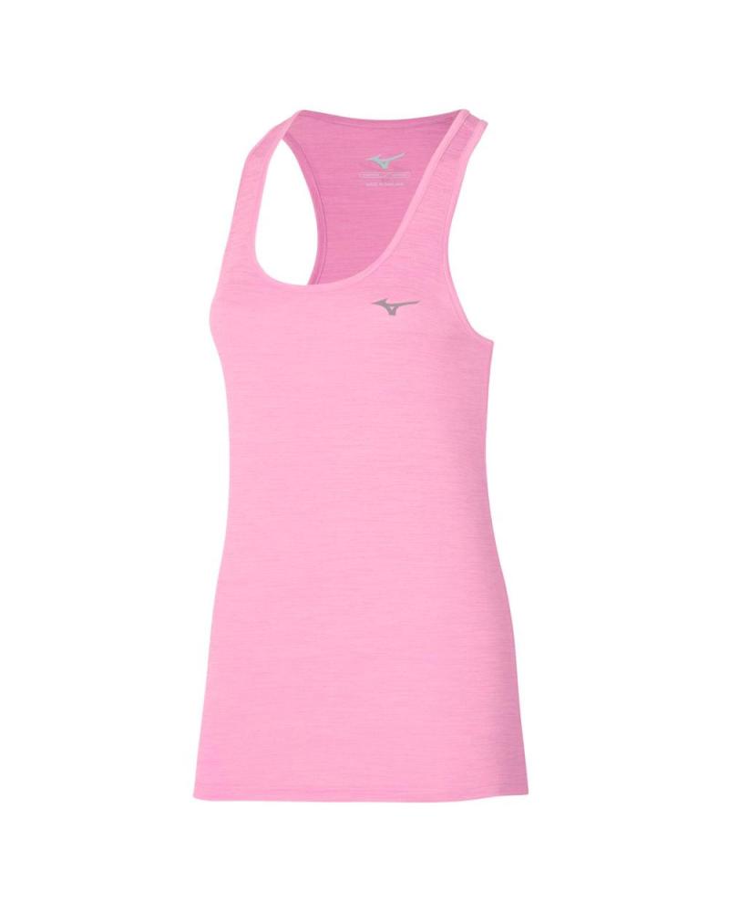 CANOTTA DA RUNNING MIZUNO IMPULSE CORE TANK J2 LILAC CHIFFON AZUL