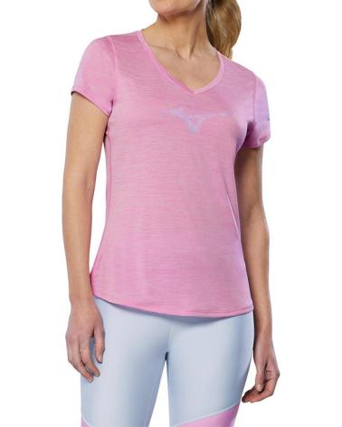 MIZUNO T-SHIRT IMPULSE CORE RB TEE WOS VIOLA LILAC CHIFFON VIOLETA