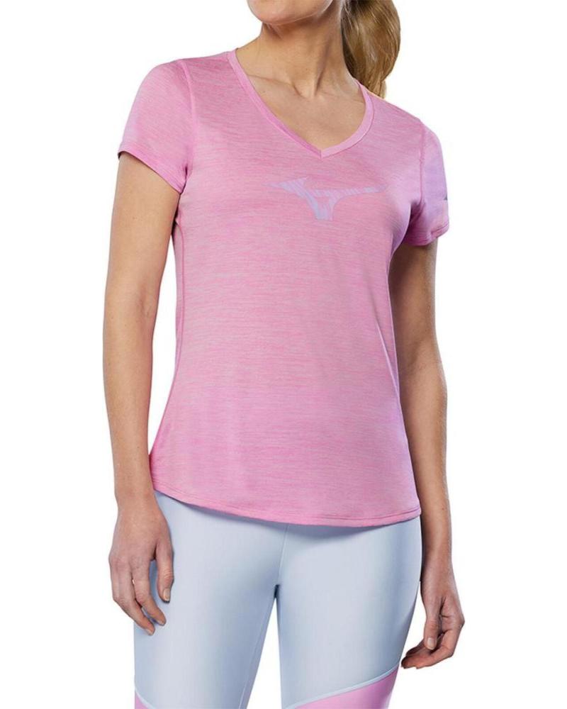 MIZUNO T-SHIRT IMPULSE CORE RB TEE WOS VIOLA LILAC CHIFFON VIOLETA