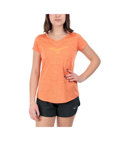 T-SHIRT MIZUNO IMPULSE CORE RB TEE NASTURIUM NARANJA