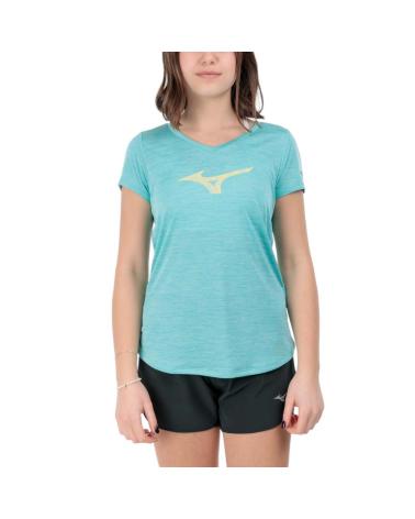 MIZUNO IMPULSE CORE RB TEE BLUE TURQUOISE AZUL
