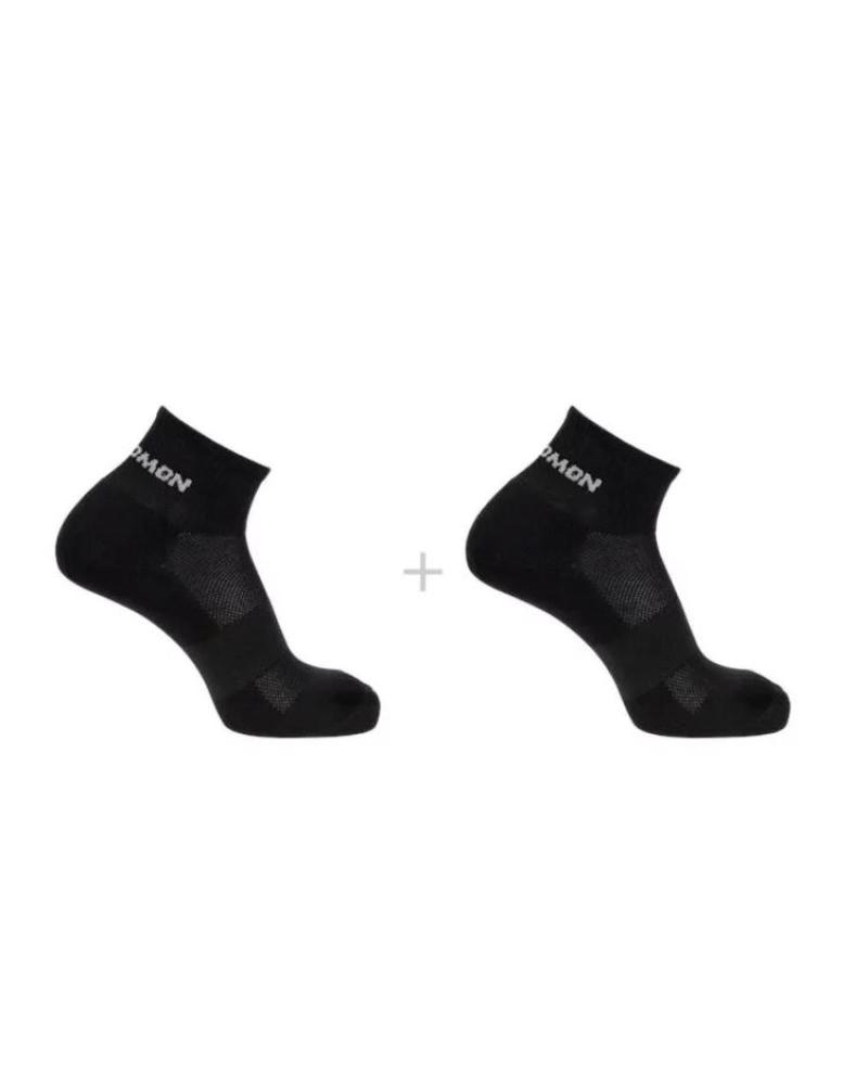 SALOMON LIGHT GREY-HEATHER SHORT SOCKS LIGHT GREY-HEATHER MEDIUM
