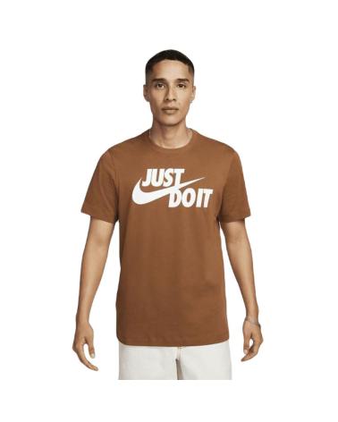 NIKE T-SHIRT NSW JUST DO IT BRAUN AR5006-281 MARRóN