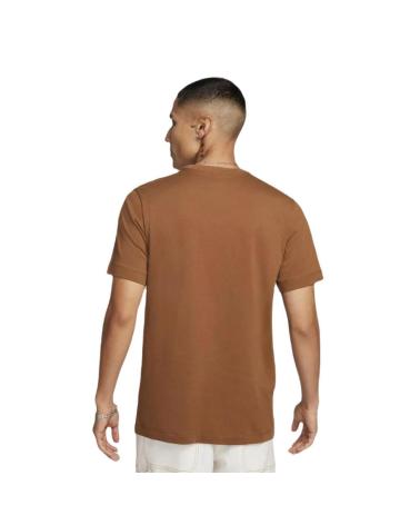 NIKE T-SHIRT NSW JUST DO IT BRAUN AR5006-281 MARRóN